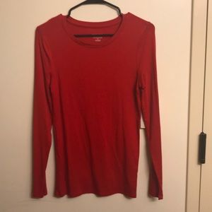 Red Long-Sleeved Shirt